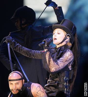 Madonna na koncert v praské Sazka Aren, 6. záí 2006