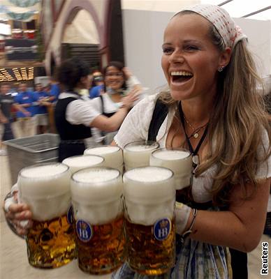 V Mnichov zaaly pivní slavnosti Oktoberfest 2006