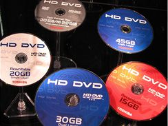 HD DVD disky