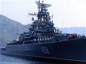 Ruská fregata Pitlivij.