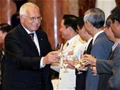 Prezident Václav Klaus navtívil Vietnam