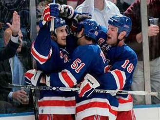 Radost hokejist New York Rangers