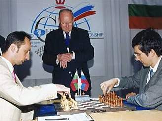 Veselin Topalov a Vladimir Kramnik