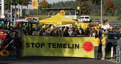 Odprci Temelína blokovali pechod ve Wullowitz naposledy v íjnu