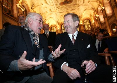 Václav Havel a Pavel Landovský