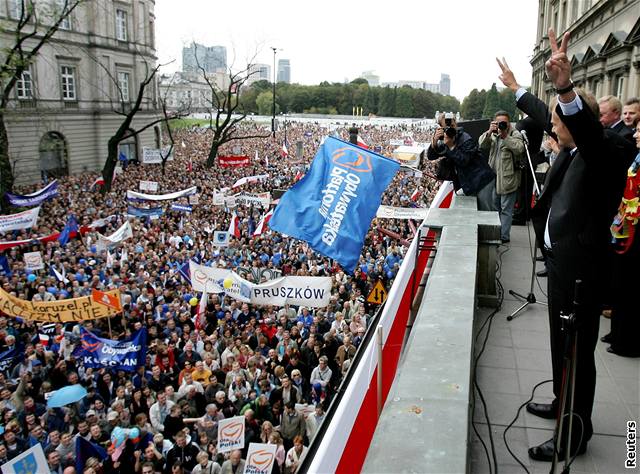 Demonstrace v Polsku (Obanská platforma)