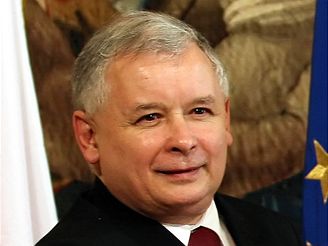 Premiér Jaroslaw Kaczynski.