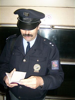 V pátek 21. prosince 2007 u policisty na hranicích ve vlacích nikdo neuvidí.