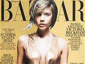 Nahá vypadám hrozn, svila se Victoria Beckhamová magazínu Harper´s Bazaar 