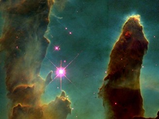 Plynov pile v Mlhovin orla (M16): Pile stvoen v oblasti formovn hvzdy