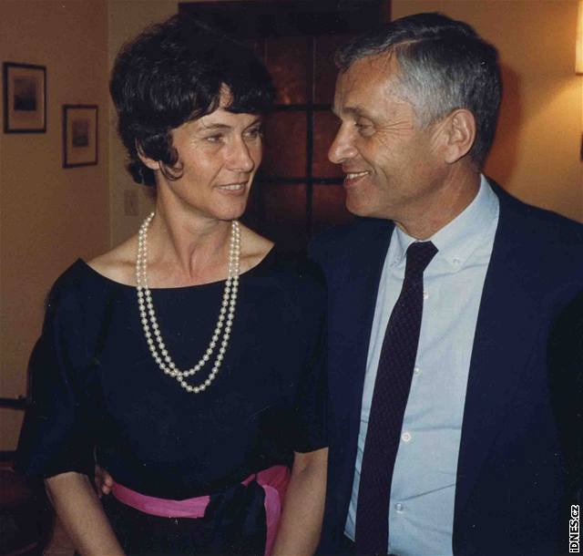 Josef Maín s manelkou, USA 1993