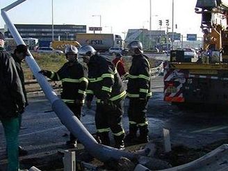 Nehoda autobusu na ernokosteleck