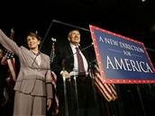 Nancy Pelosiová a Harry Reid ve Washingtonu oslavují