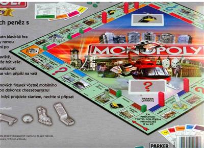 Interaktivní jsou u i Monopoly - transakce probíhají pes platební kartu.