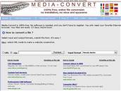 On-line sluba konvertování médií - Media Convert