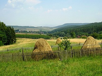 Krajina vrchoviny Dbn o vesnice Pntluky