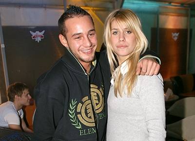 Sámer Issa s Terezou Brabcovou na párty v Klubu Duplex