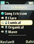 Sony Ericsson Z550i displeje