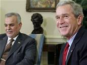 Prezident Bush s iráckým viceprezidentem