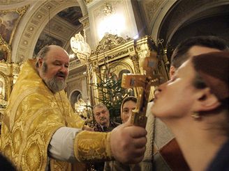 Ortodoxn v Rusku oslavili Vnoce 6. ledna