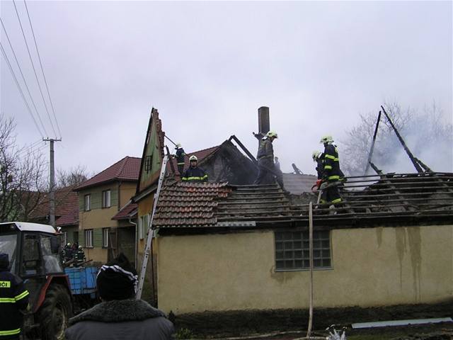 Poár usedlosti v Ústupu na Blanensku