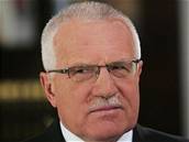 Václav Klaus pi novoroním projevu