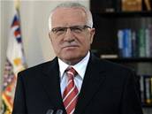 Václav Klaus dnes poprvé oficiáln oznámil, e bude kandidovat na prezidenta znovu.