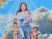 Budi poehnána - obraz Angeliny Jolie coby Panny Marie