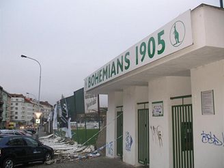 Znien ze stadionu Bohemians 1905