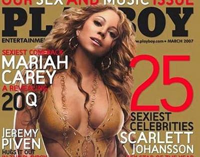Mariah Carey na obálce beznového vydání magazínu Playboy