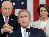 Bushe v souasnosti podporuje 28 procent Amerian.