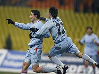 Celta Vigo, Antonio Nunez (vlevo) a Daniel de Ridder 