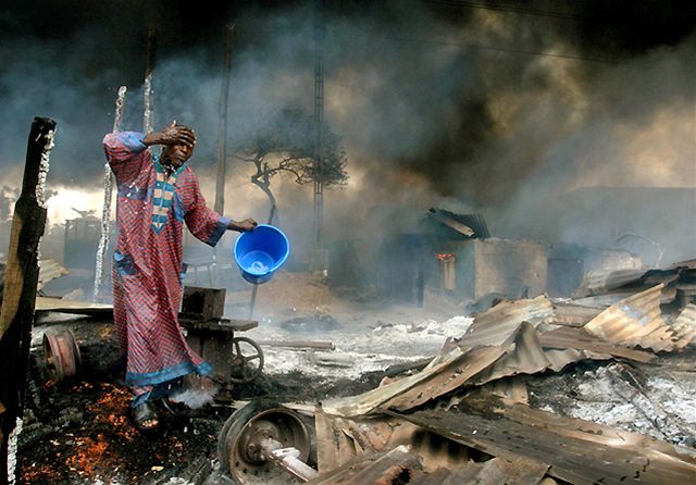 Po výbuchu ropovodu v Lagosu