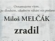 Reklamn parte Miloe Melka