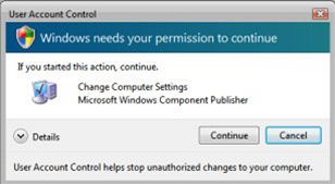 Windows Vista - User Account Control system