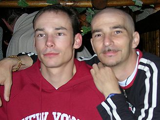 Radek Hanykovics (vpravo) s bratrem