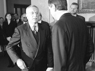 Vclav Klaus a Josef Toovsk