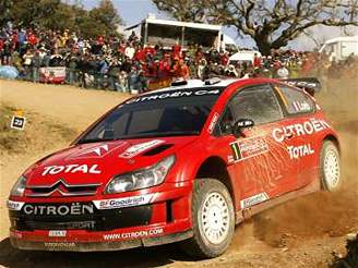 Sebastian Loeb s vozem Citroen