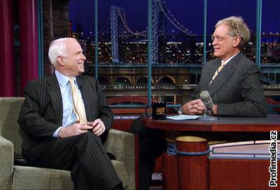 John McCain v show Davida Lettermana