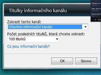 Miniaplikace ve Windows Vista