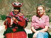 Lenka Vrtiková s Peruánkou