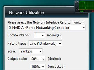 Miniaplikace Windows Vista