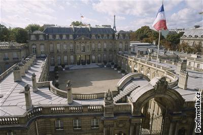 Elysejský palác, sídlo francouzského prezidenta.