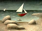 Obraz Emila Filly nazvaný Plující lod, o jeho navrácení Anna Mikleová také usiluje