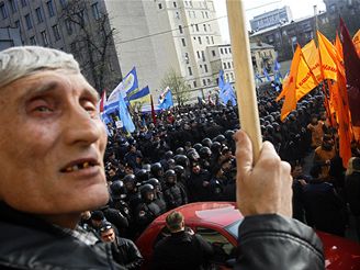 Demonstrace v Kyjev