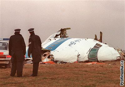 Vyetování výbuchu letadla u Lockerbie