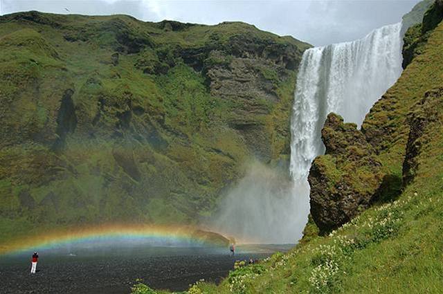 Druhý nejvyí vodopád islandu Haifoss