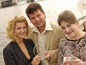 Manelé Veronika a Petr Jarkovi (Pavel Haas kvartet) a Jana Vonáková-Nováková (Smetanovo trio) s cenami BBC Music Magazine