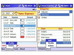 Home Expense - zkladn nhled a kategorie