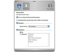 Synchronizan software iSync